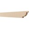 Ekena Millwork 2in. W x 4in. H x 28in. L Alpine Woodgrain TimberThane Rafter Tail, Primed Tan RFTUR02X04X28ALPRCPR - alternate 1